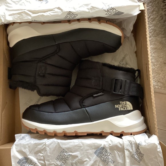 new THE NORTH FACE THERMOBALL PULL-ON WP WOMEN 5 eu 36 black booties insulated - Picture 6 of 6